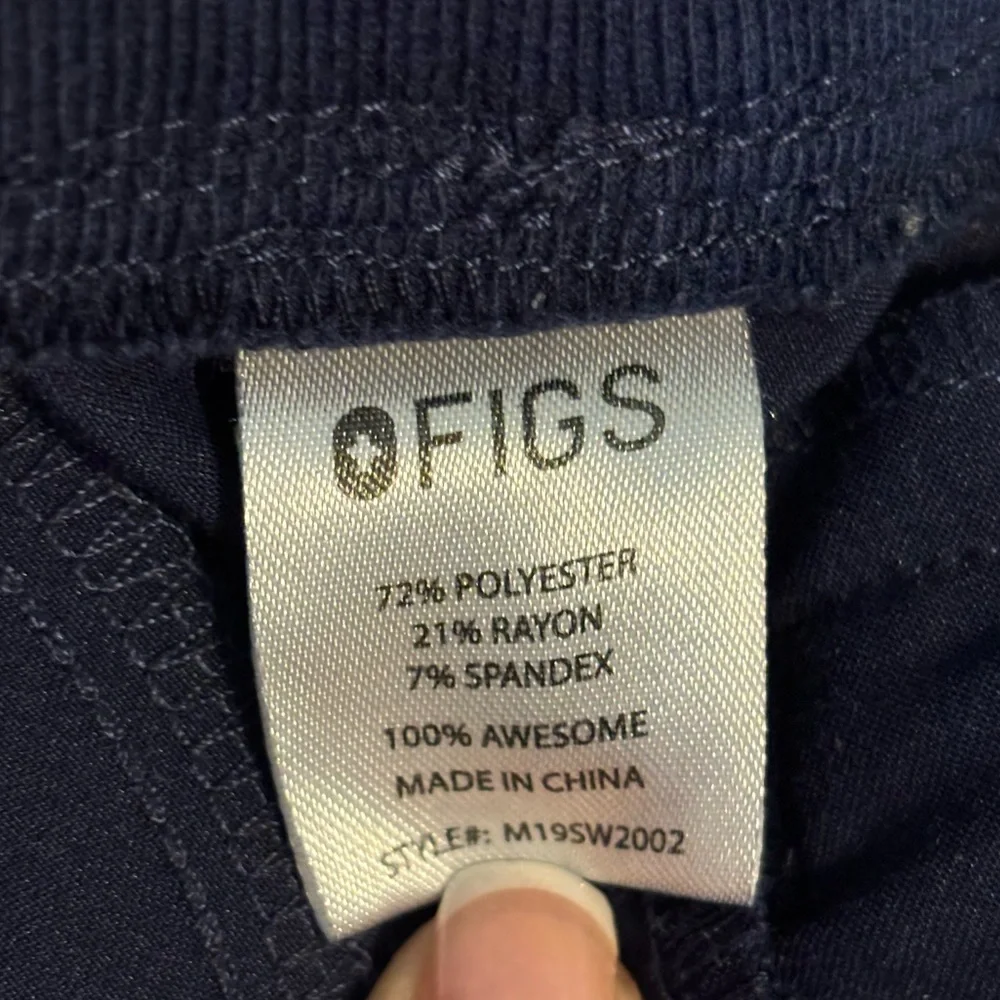 Figs men's navy blue techincal collwction‎ scrubs size XXL